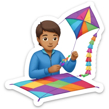 Kite Maker sticker
