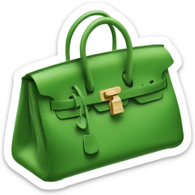 birkin bag green sticker