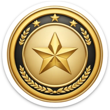 captain rank insignia sticker