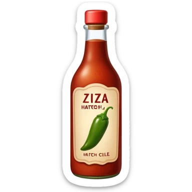 Zia Hatch Chile bottle sticker
