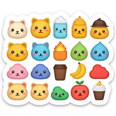 Cute and cozy sticker pack  sticker