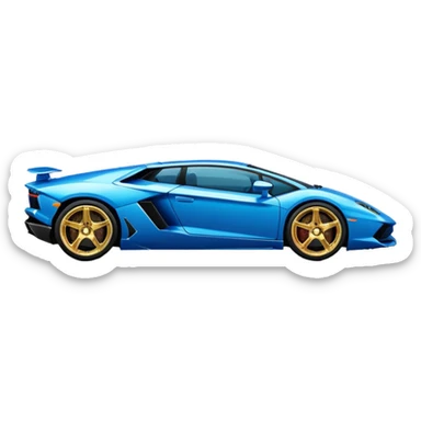 lamborghnini side view sticker