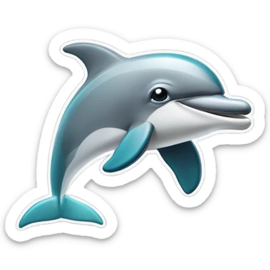 Dolphin with Las Vegas Raiders cap  sticker