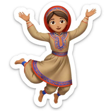 Jump armenian sticker