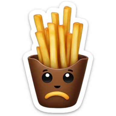 turd frenchfries sticker