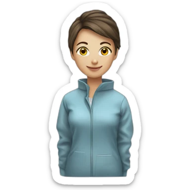 Allison-from-silo-in-cleaning-suit sticker