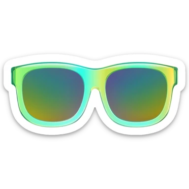 rave sunglasses sticker