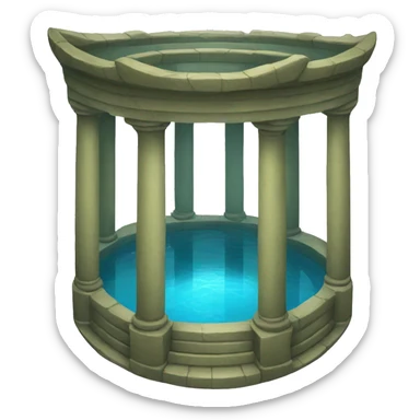 Aquatic Temple sticker