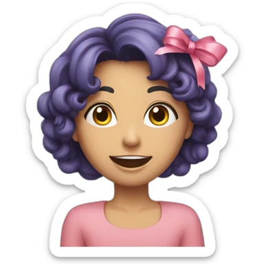 Invitation for birthday sticker