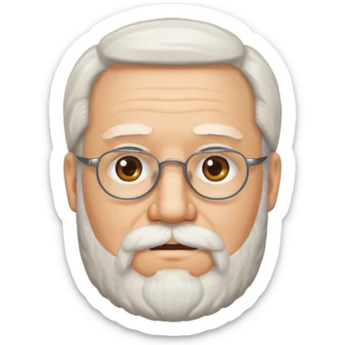 Kernel sanders with beard sticker