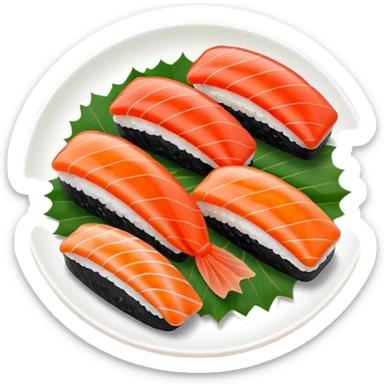 Sushi with roe sticker