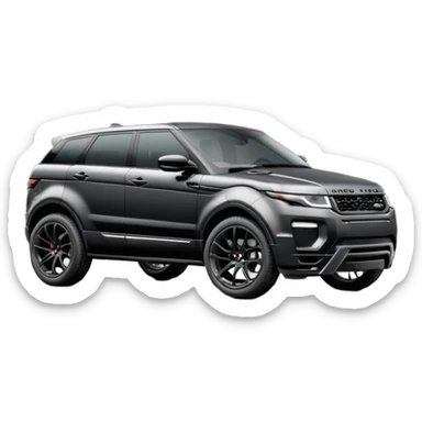 2024 all black LandRover evoque  sticker