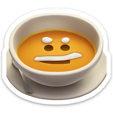 pumpkin soup sticker
