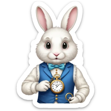 White Rabbit from Alice in Wonderland sticker
