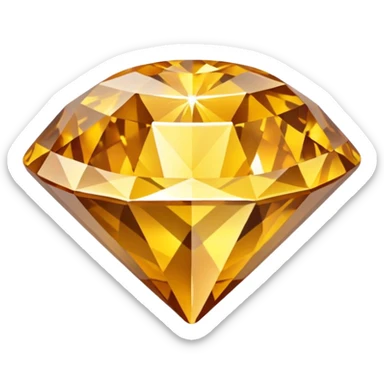 create a golden diamond emoji  the most attractive any one or all of them ill choose it should be fully golden sticker