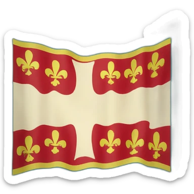 franche comté flag sticker