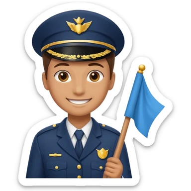 banner carrier from the Parade Marchers sticker