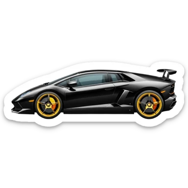 Lamborghini car sticker