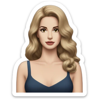 lana del ray sticker