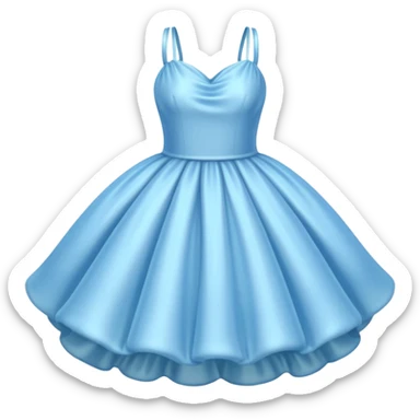 The bubble dress is typically a voluminous ball gown, designed to make Glinda look like she’s literally floating in a bubble. It features:  Pale blue or shimmering white-blue hues isolated  sticker