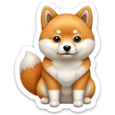 shiba inu dog sticker