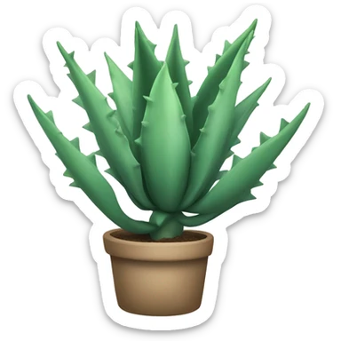 Agave plant sticker