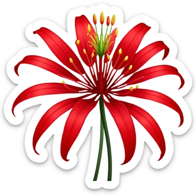 Red spider lily from tokyo ghoul  sticker