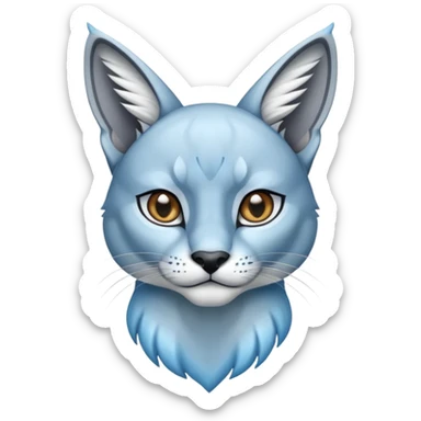 Scaley Shiny Glacial Rhypherior-Caracal-dog sticker
