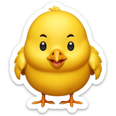 chicken 3d imoji transparen with with sticker