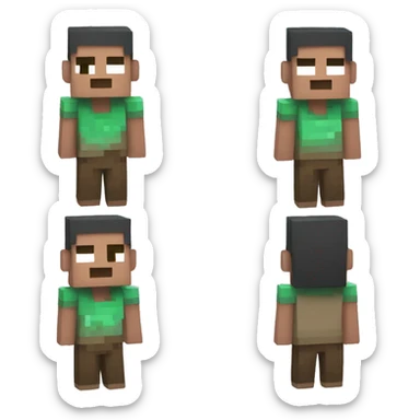 Minecraft Villager  sticker