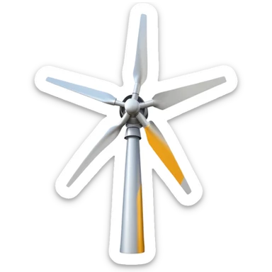Windkraft anlage sticker