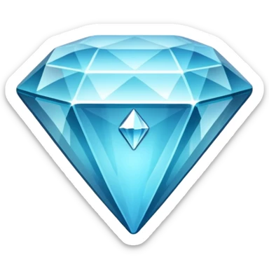 play button diamond encrusted sticker