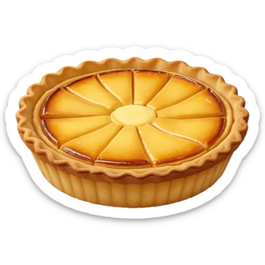 I want a Portuguese custard tart emoji sticker