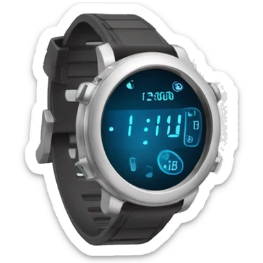 Crea un reloj con tecnología avanzada, que no exista, innovador que mida niveles de glucosa sticker