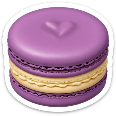 a single of purple macaron



















 sticker