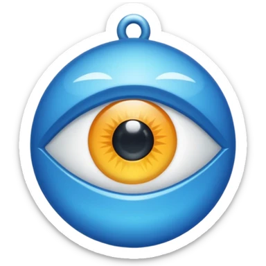 pingente com olho grego sticker