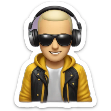 dj snake mixing sticker