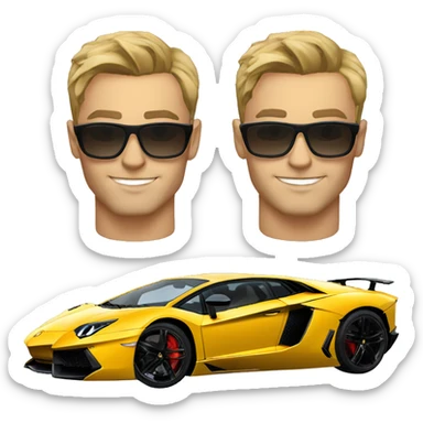 Lamborghini Aventador  sticker