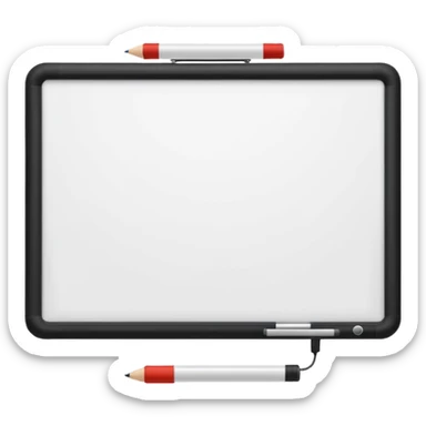 whiteboard in classroom sticker