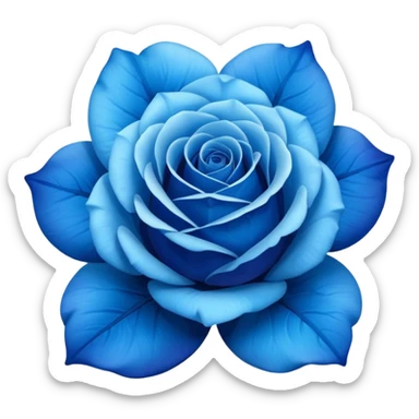 i need this type of blue flower  🌹  but the red prt should be blue sticker