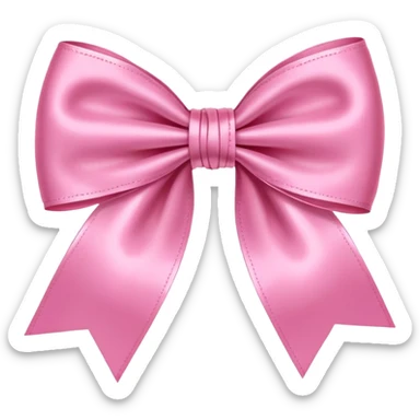Cute pink bows sticker