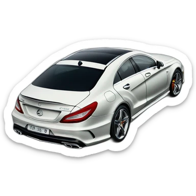 CLS 63 behind sticker