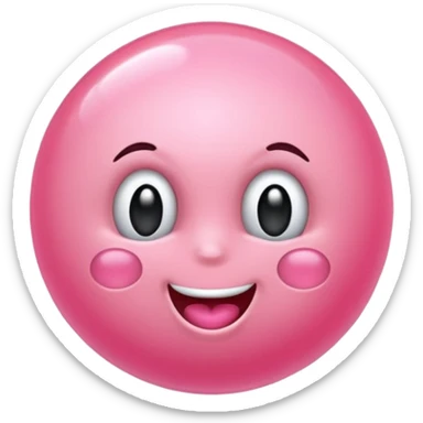 Burbuja de chicle rosado  sticker