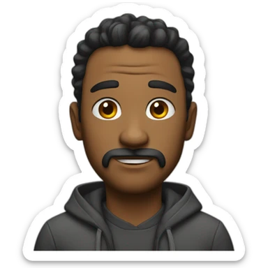 a man that he cray sticker