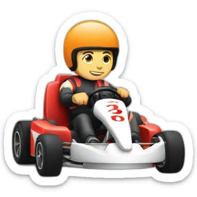 Karting sticker