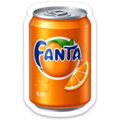 Fanta can  sticker