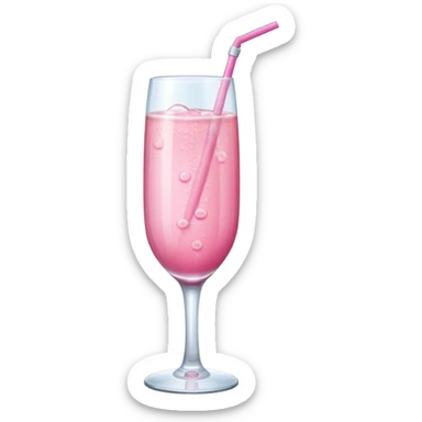 pink drinks sticker