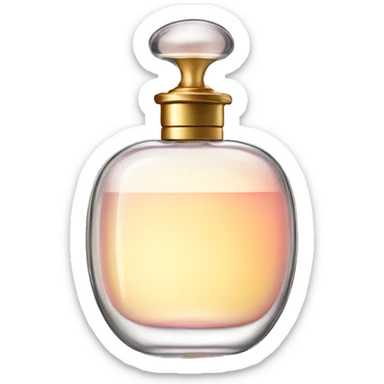Perfume bottle sticker
