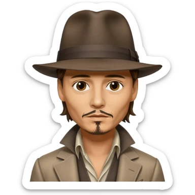 johnny depp sticker