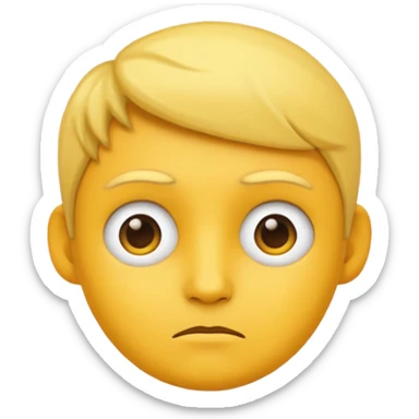 Thinking Face emoji banao sticker